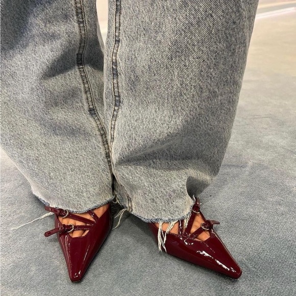 Miu miu crimson slingback - Picture 1 of 6